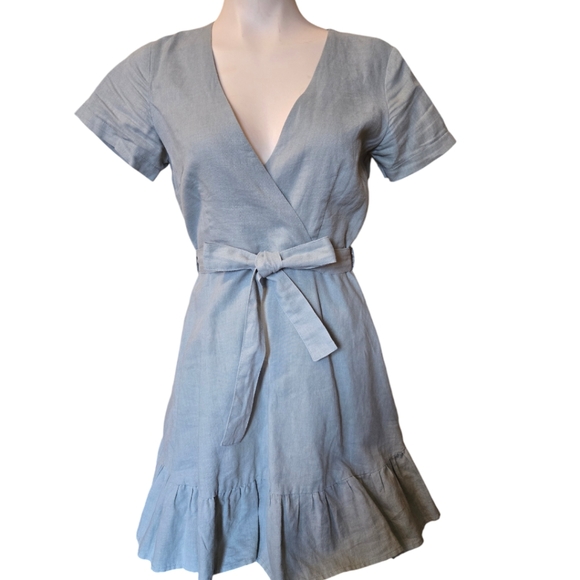 Perfect Stranger Linen Blend Dress - Picture 1 of 6